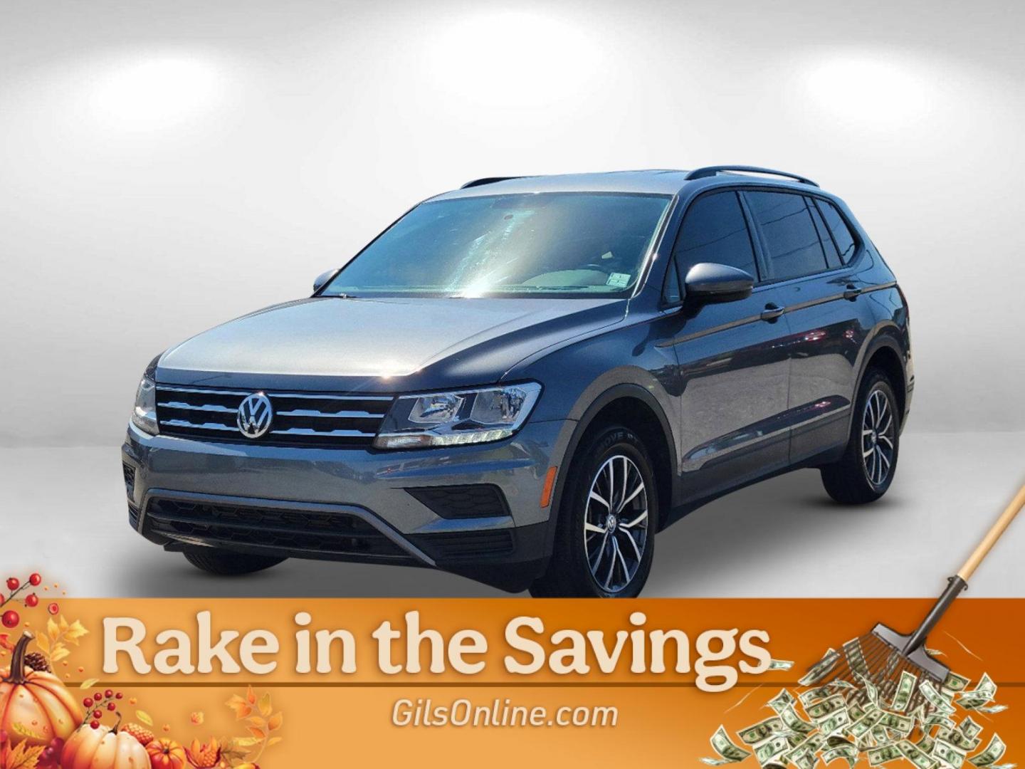 2021 Gray Volkswagen Tiguan S (3VV1B7AX7MM) with an Intercooled Turbo Regular Unleaded I-4 2.0 L/121 engine, 8-Speed Automatic w/OD transmission, located at 1430 Gateway Drive, Opelika, AL, 36801, (334) 239-0944, 32.637871, -85.409790 - 2021 Volkswagen Tiguan S - Photo#0