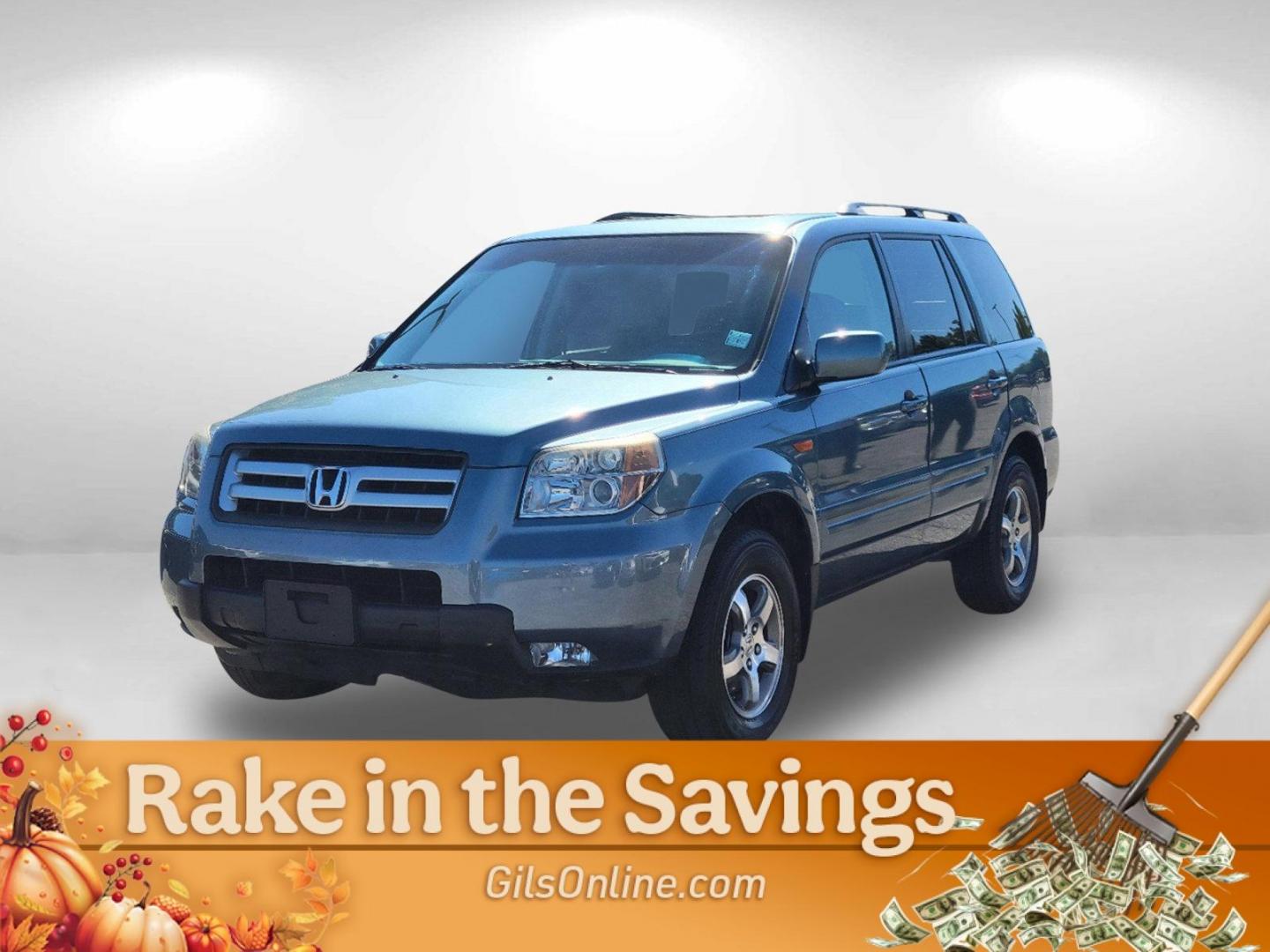 2006 Blue Honda Pilot EX-L (5FNYF28506B) with an Gas V6 3.5L/212 engine, 5-Speed Automatic w/OD transmission, located at 7000 Northlake Connector, Columbus, GA, 31904, (706) 987-8085, 32.524975, -84.978134 - 2006 Honda Pilot EX-L - Photo#0