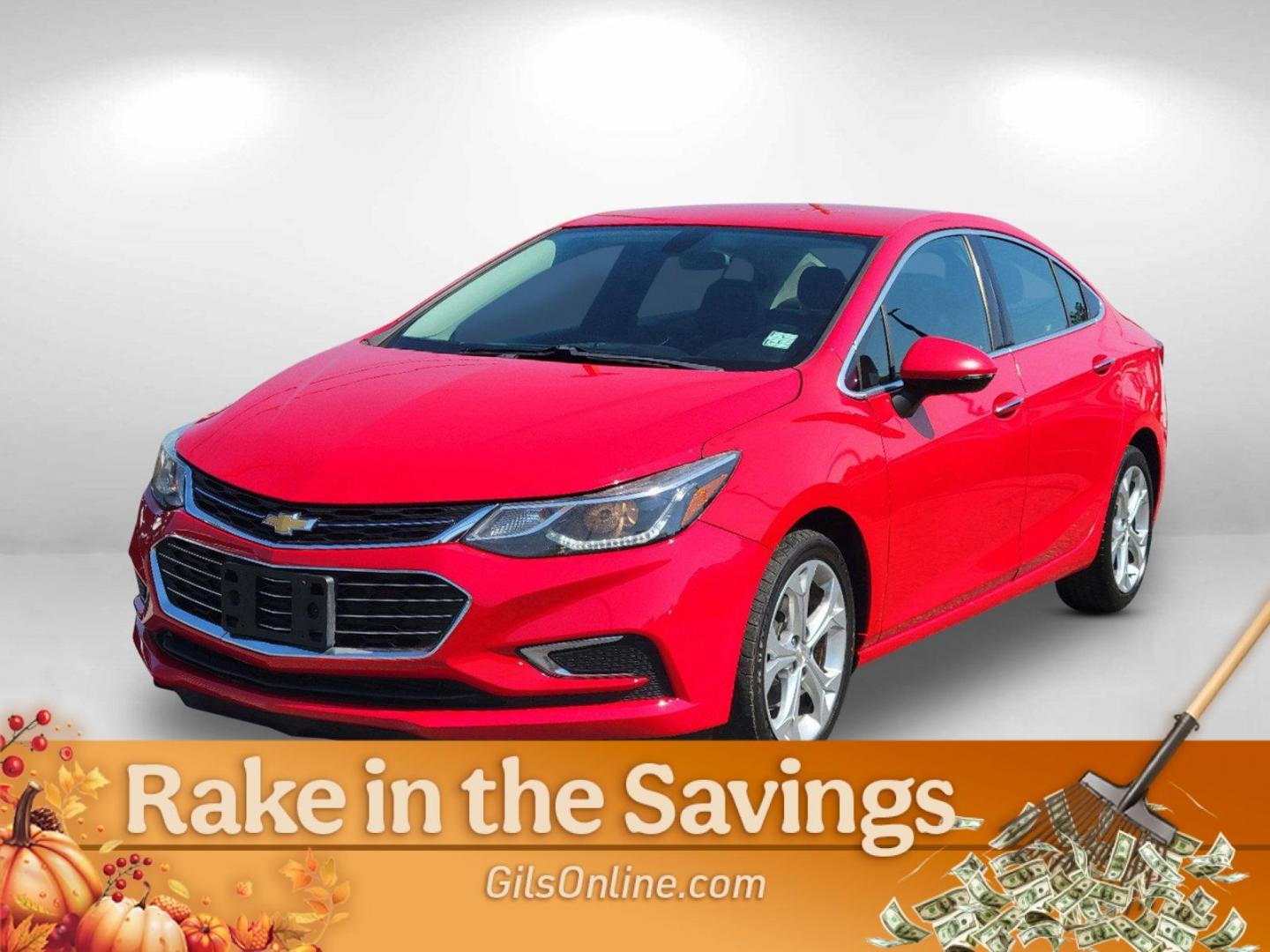 2017 Red Hot /Jet Black Chevrolet Cruze Premier (1G1BF5SMXH7) with an Turbocharged Gas I4 1.4L/ engine, 6-Speed Automatic transmission, located at 1430 Gateway Drive, Opelika, AL, 36801, (334) 239-0944, 32.637871, -85.409790 - 2017 Chevrolet Cruze Premier - Photo#0