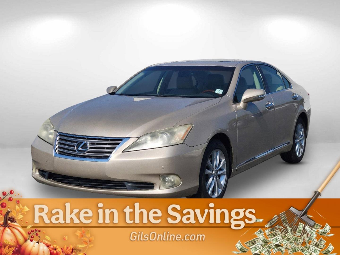 2011 Gold Lexus ES 350 Sedan (JTHBK1EG6B2) with an 3.5L V6 DOHC 24V engine, 6-Speed Automatic transmission, located at 804 22nd Ave, Phenix City, AL, 36870, (334) 297-1860, 32.484749, -85.024475 - 2011 Lexus ES 350 - Photo#0