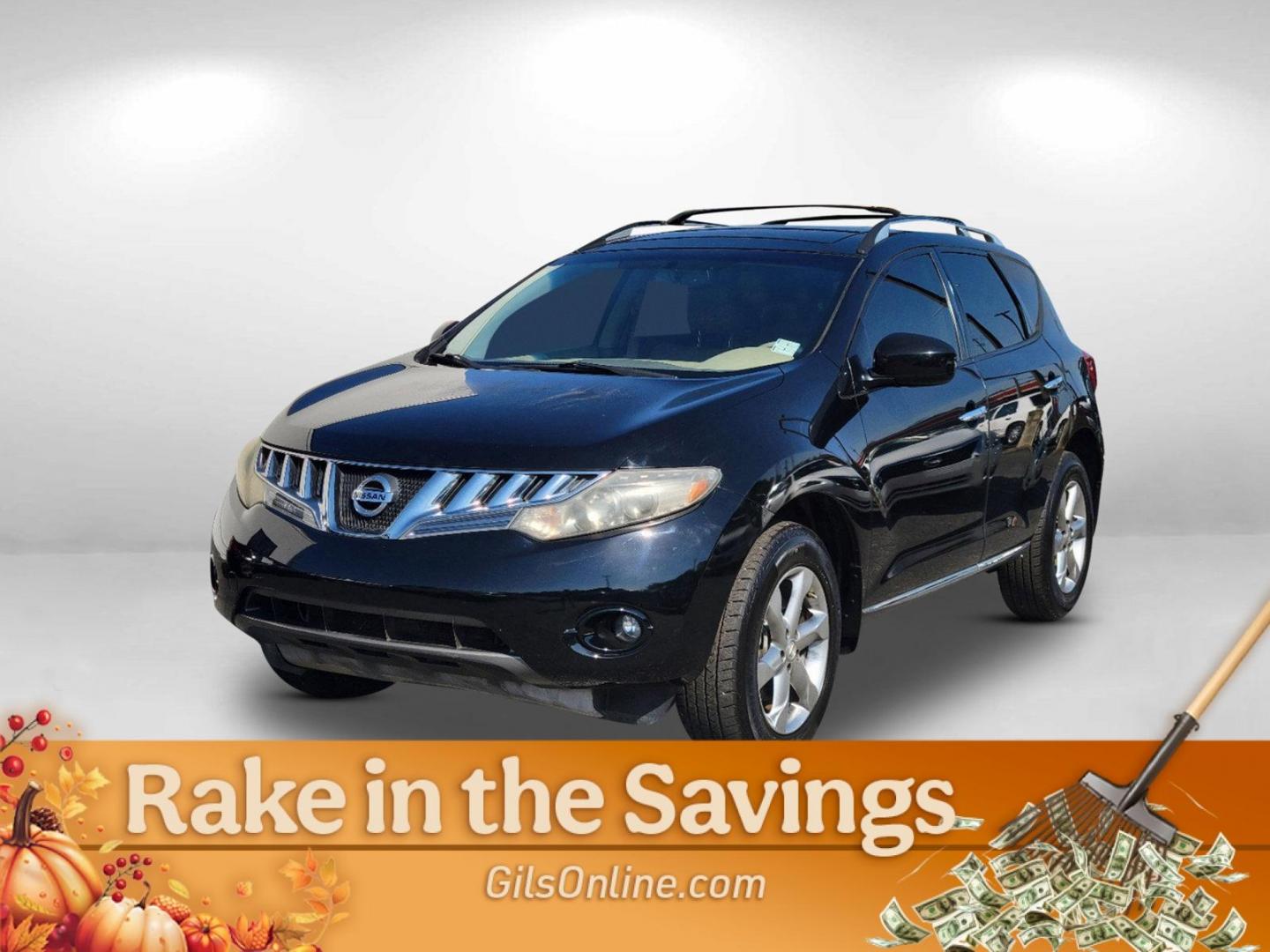 2009 Super Black /Beige Nissan Murano SL (JN8AZ18U09W) with an Gas V6 3.5L/ engine, 1-Speed Automatic (CVT) Continuously Variable transmission, located at 1430 Gateway Drive, Opelika, AL, 36801, (334) 239-0944, 32.637871, -85.409790 - 2009 Nissan Murano SL - Photo#0