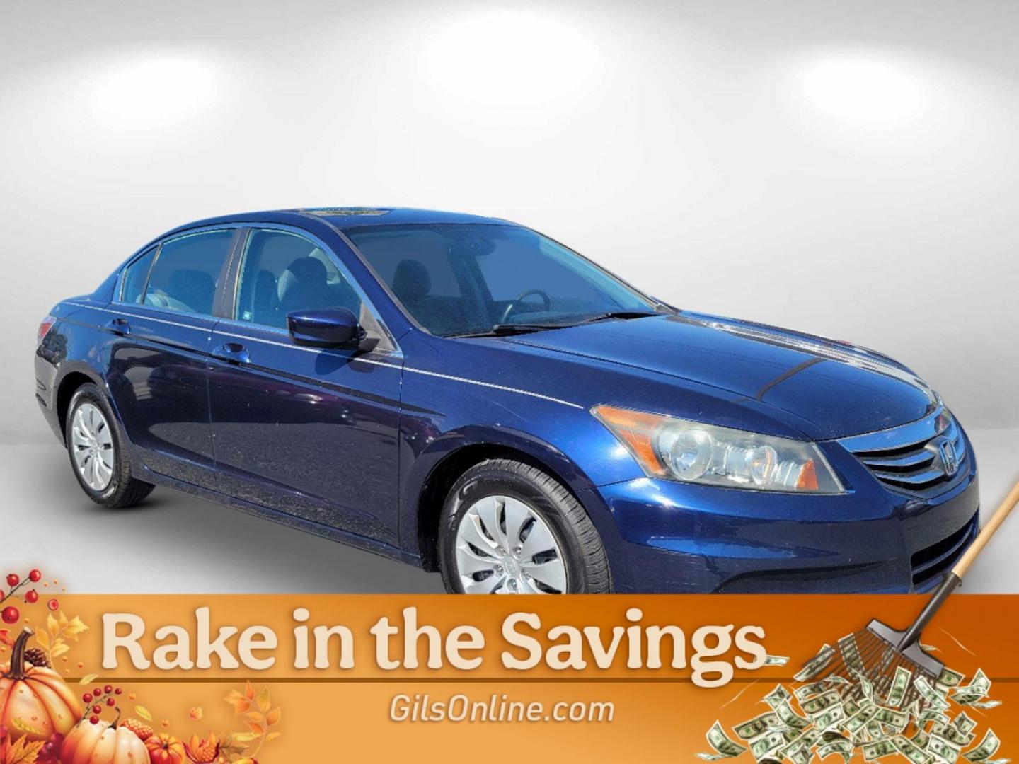 2011 Blue Honda Accord Sdn LX (1HGCP2F37BA) with an Gas I4 2.4L/144 engine, 5-Speed Automatic transmission, located at 3959 U.S. 80 W, Phenix City, AL, 36870, (334) 297-4885, 32.469296, -85.135185 - 2011 Honda Accord Sdn LX - Photo#4