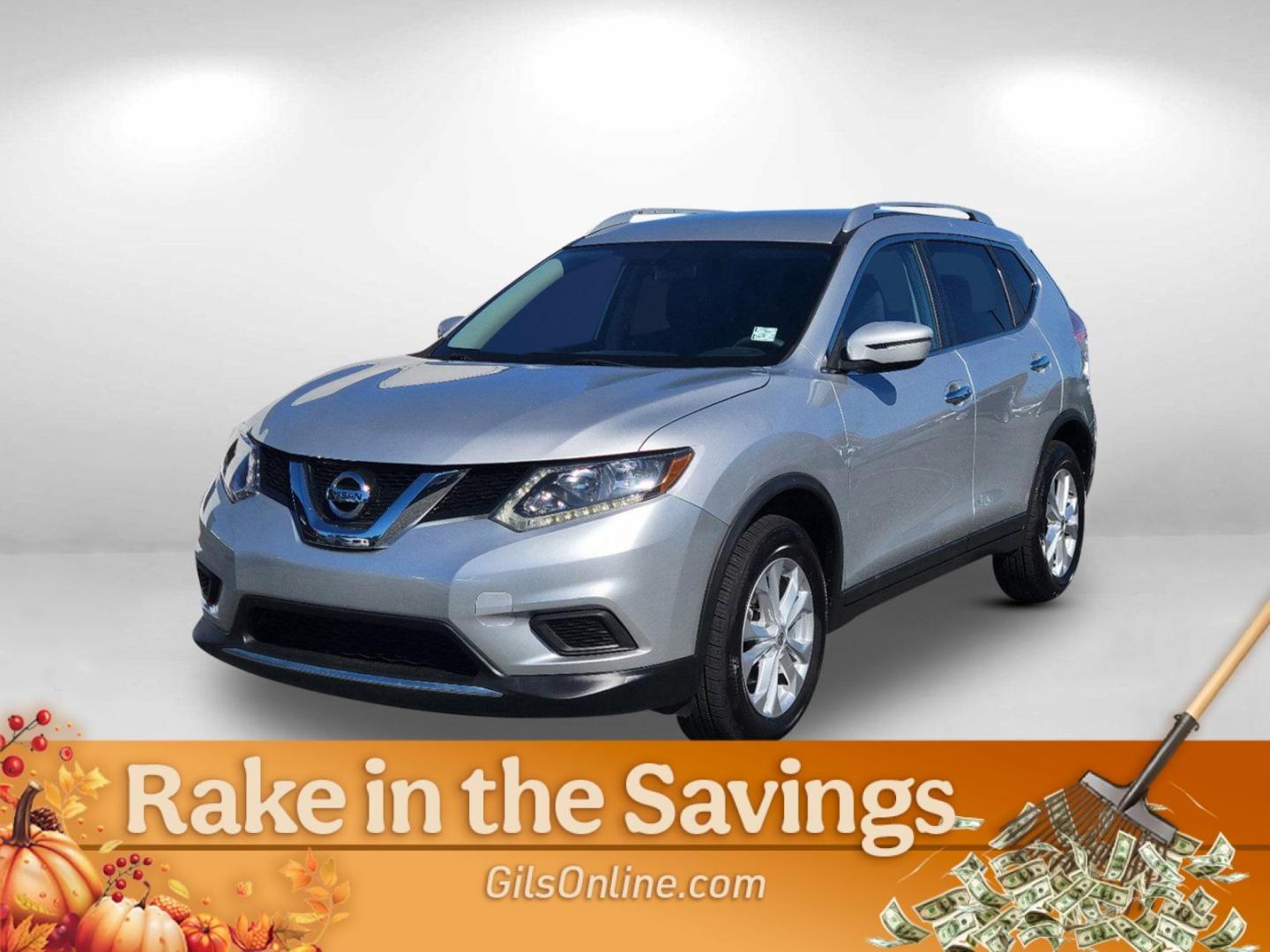 2016 Brilliant Silver /Charcoal Nissan Rogue SV (KNMAT2MT0GP) with an Regular Unleaded I-4 2.5 L/152 engine, 1-Speed CVT w/OD transmission, located at 804 22nd Ave, Phenix City, AL, 36870, (334) 297-1860, 32.484749, -85.024475 - 2016 Nissan Rogue SV - Photo#0