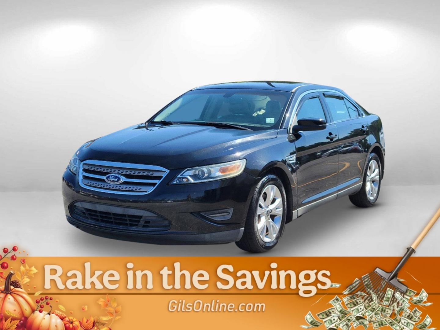 2011 Black Ford Taurus SEL (1FAHP2EW0BG) with an Gas V6 3.5L/213 engine, 6-Speed Automatic w/OD SelectShift transmission, located at 804 22nd Ave, Phenix City, AL, 36870, (334) 297-1860, 32.484749, -85.024475 - 2011 Ford Taurus SEL - Photo#0