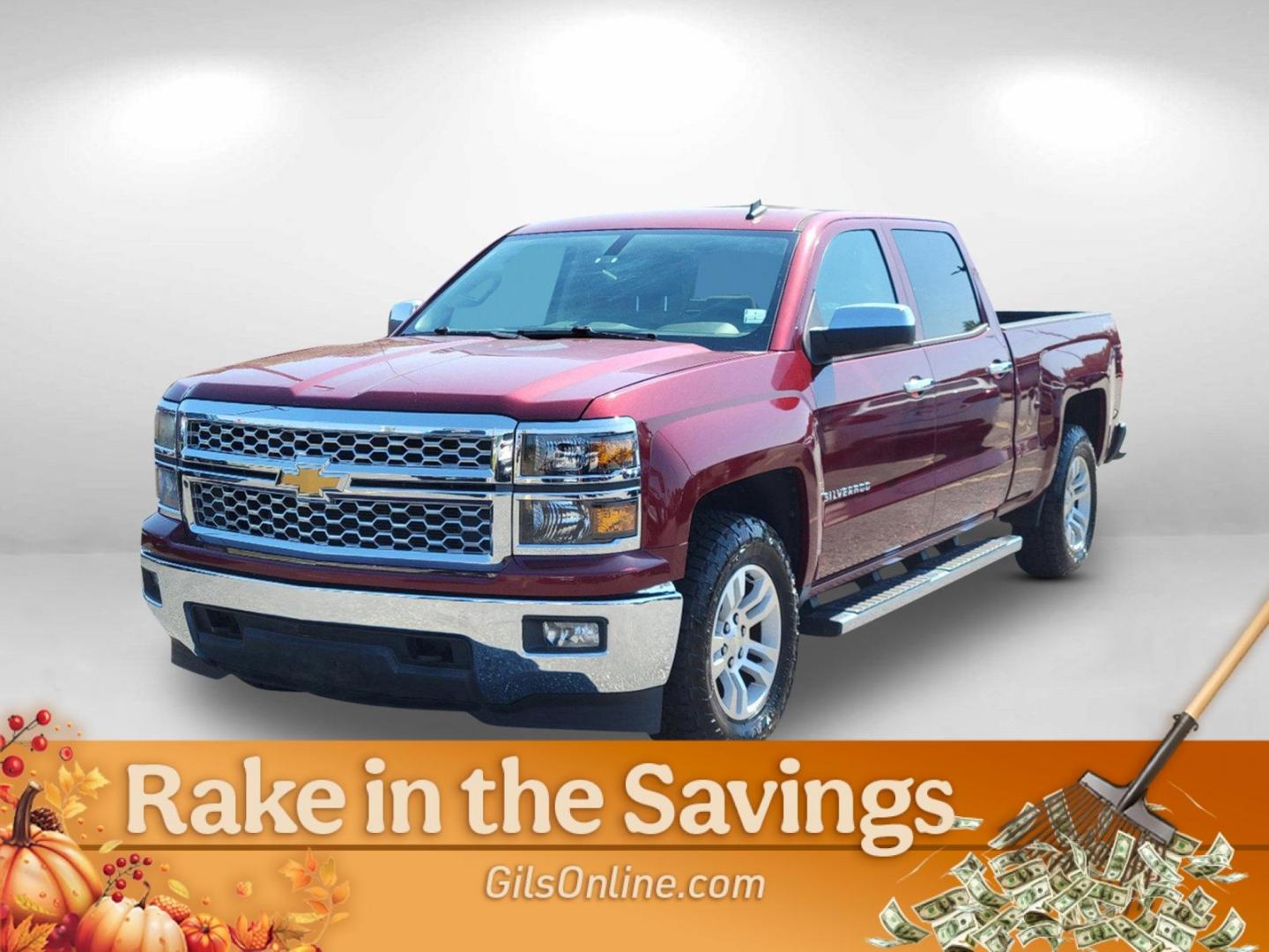 2014 Deep Ruby Metallic /Cocoa/Dune Chevrolet Silverado 1500 LT (3GCUKREC4EG) with an Gas/Ethanol V8 5.3L/325 engine, 6-Speed Automatic transmission, located at 1430 Gateway Drive, Opelika, AL, 36801, (334) 239-0944, 32.637871, -85.409790 - 2014 Chevrolet Silverado 1500 LT - Photo#0