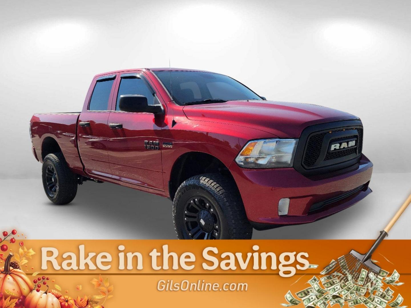 2013 Deep Cherry Red Crystal Pearl /Black/Diesel Gray Interior Ram 1500 Express (1C6RR7FT0DS) with an Gas V8 5.7L/345 engine, 6-Speed Automatic transmission, located at 1430 Gateway Drive, Opelika, AL, 36801, (334) 239-0944, 32.637871, -85.409790 - 2013 Ram 1500 Express - Photo#2