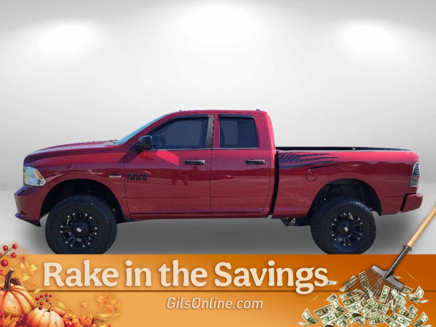 2013 Deep Cherry Red Crystal Pearl /Black/Diesel Gray Interior Ram 1500 Express (1C6RR7FT0DS) with an Gas V8 5.7L/345 engine, 6-Speed Automatic transmission, located at 1430 Gateway Drive, Opelika, AL, 36801, (334) 239-0944, 32.637871, -85.409790 - 2013 Ram 1500 Express - Photo#7