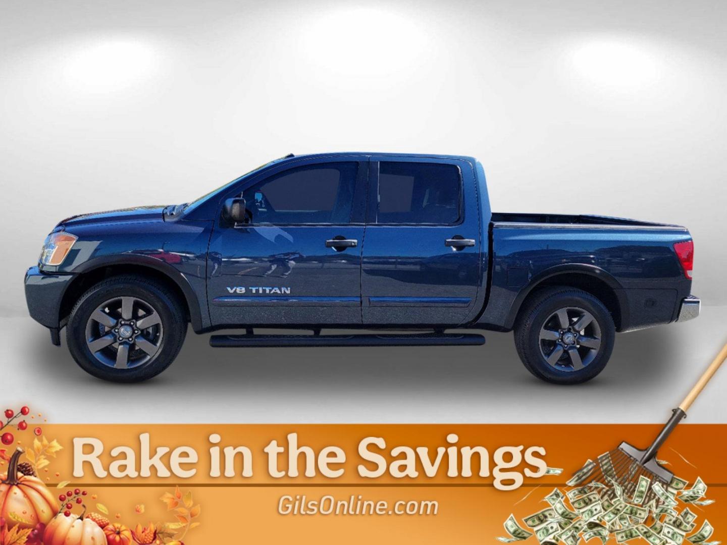 2015 Arctic Blue Metallic /Almond Nissan Titan SV (1N6BA0ED0FN) with an Regular Unleaded V-8 5.6 L/339 engine, 5-Speed Automatic w/OD transmission, located at 1430 Gateway Drive, Opelika, AL, 36801, (334) 239-0944, 32.637871, -85.409790 - 2015 Nissan Titan SV - Photo#7