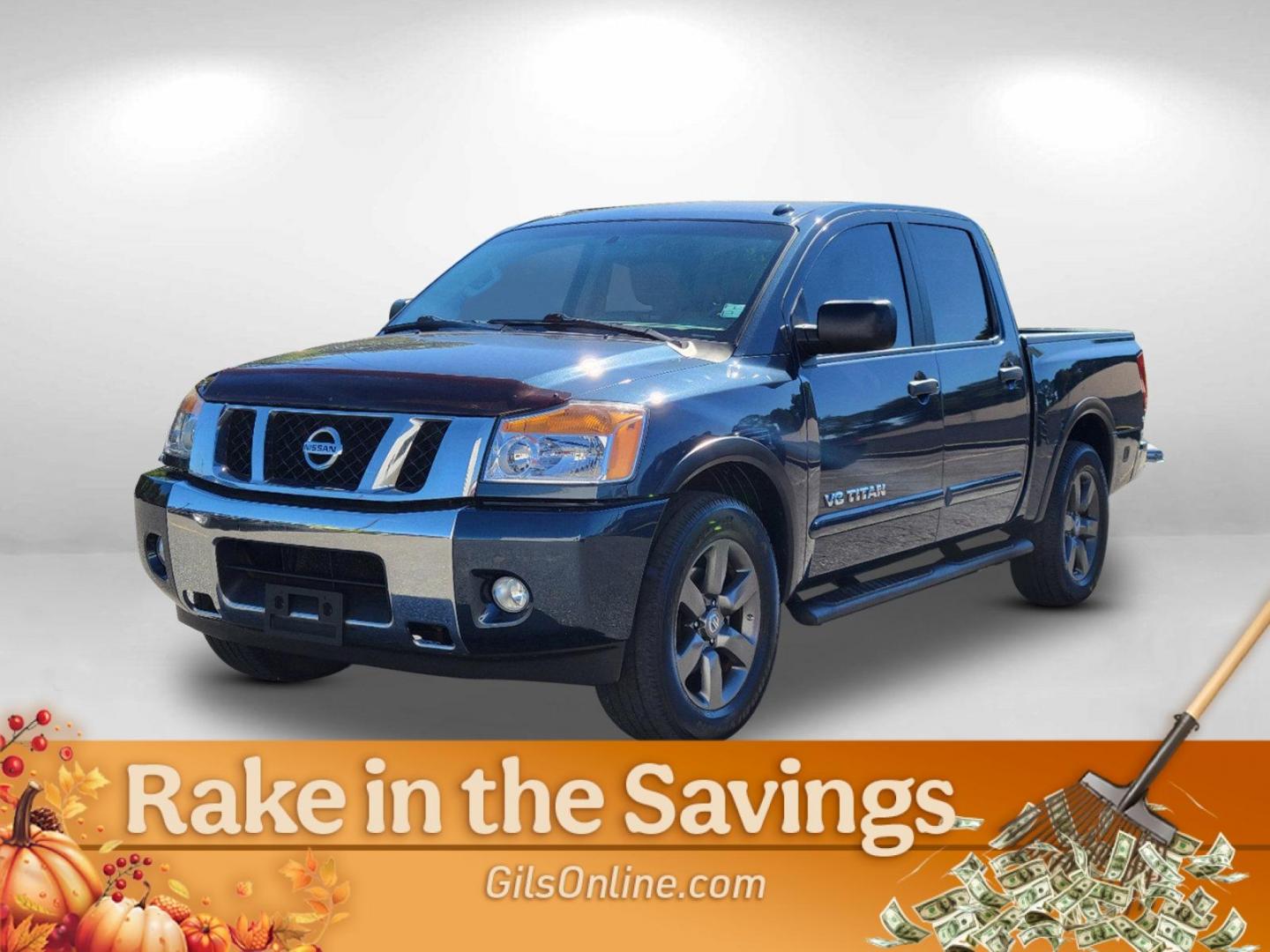 2015 Arctic Blue Metallic /Almond Nissan Titan SV (1N6BA0ED0FN) with an Regular Unleaded V-8 5.6 L/339 engine, 5-Speed Automatic w/OD transmission, located at 1430 Gateway Drive, Opelika, AL, 36801, (334) 239-0944, 32.637871, -85.409790 - 2015 Nissan Titan SV - Photo#0