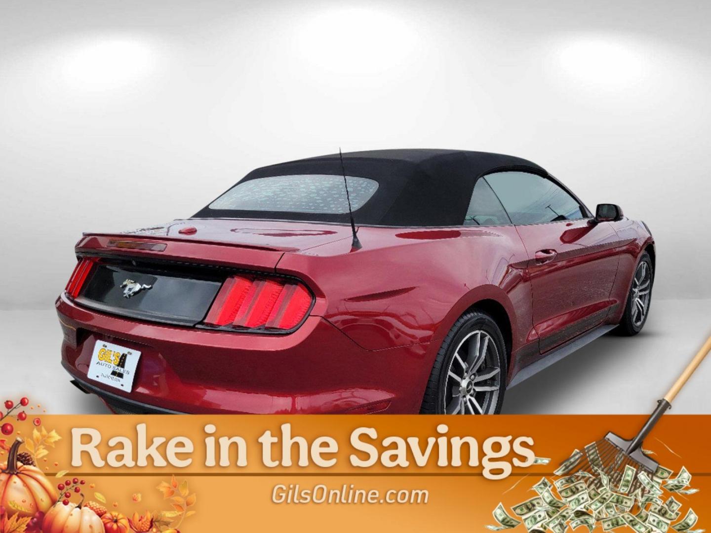 2015 Red Ford Mustang EcoBoost Premium (1FATP8UH7F5) with an Intercooled Turbo Premium Unleaded I-4 2.3 L/140 engine, located at 1430 Gateway Drive, Opelika, AL, 36801, (334) 239-0944, 32.637871, -85.409790 - 2015 Ford Mustang EcoBoost Premium - Photo#4