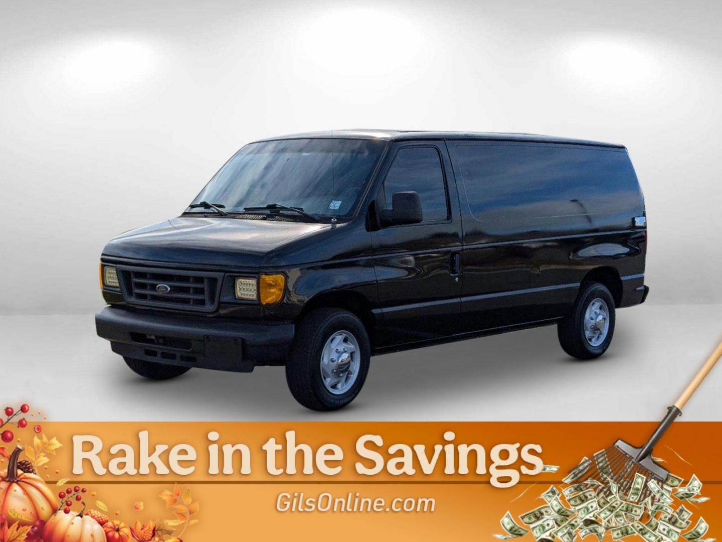 2004 Black Ford Econoline Cargo Van (1FTRE14W64H) with an Gas V8 4.6L/281 engine, 4-Speed Automatic w/OD transmission, located at 521 Old Farm Lane Rd, Prattville, AL, 36066, (334) 325-1505, 32.482460, -86.416367 - 2004 Ford Econoline Cargo Van - Photo#0