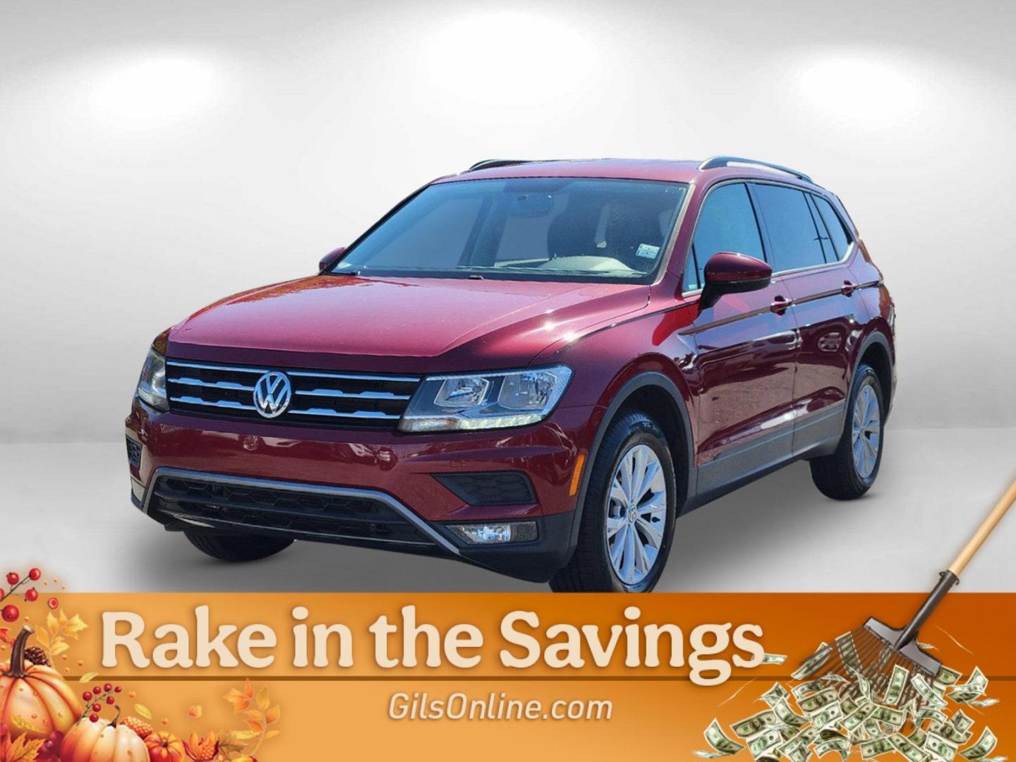 2018 Red Volkswagen Tiguan S (3VV1B7AX7JM) with an Intercooled Turbo Regular Unleaded I-4 2.0 L/121 engine, 8-Speed Automatic w/OD transmission, located at 521 Old Farm Lane Rd, Prattville, AL, 36066, (334) 325-1505, 32.482460, -86.416367 - 2018 Volkswagen Tiguan S - Photo#0