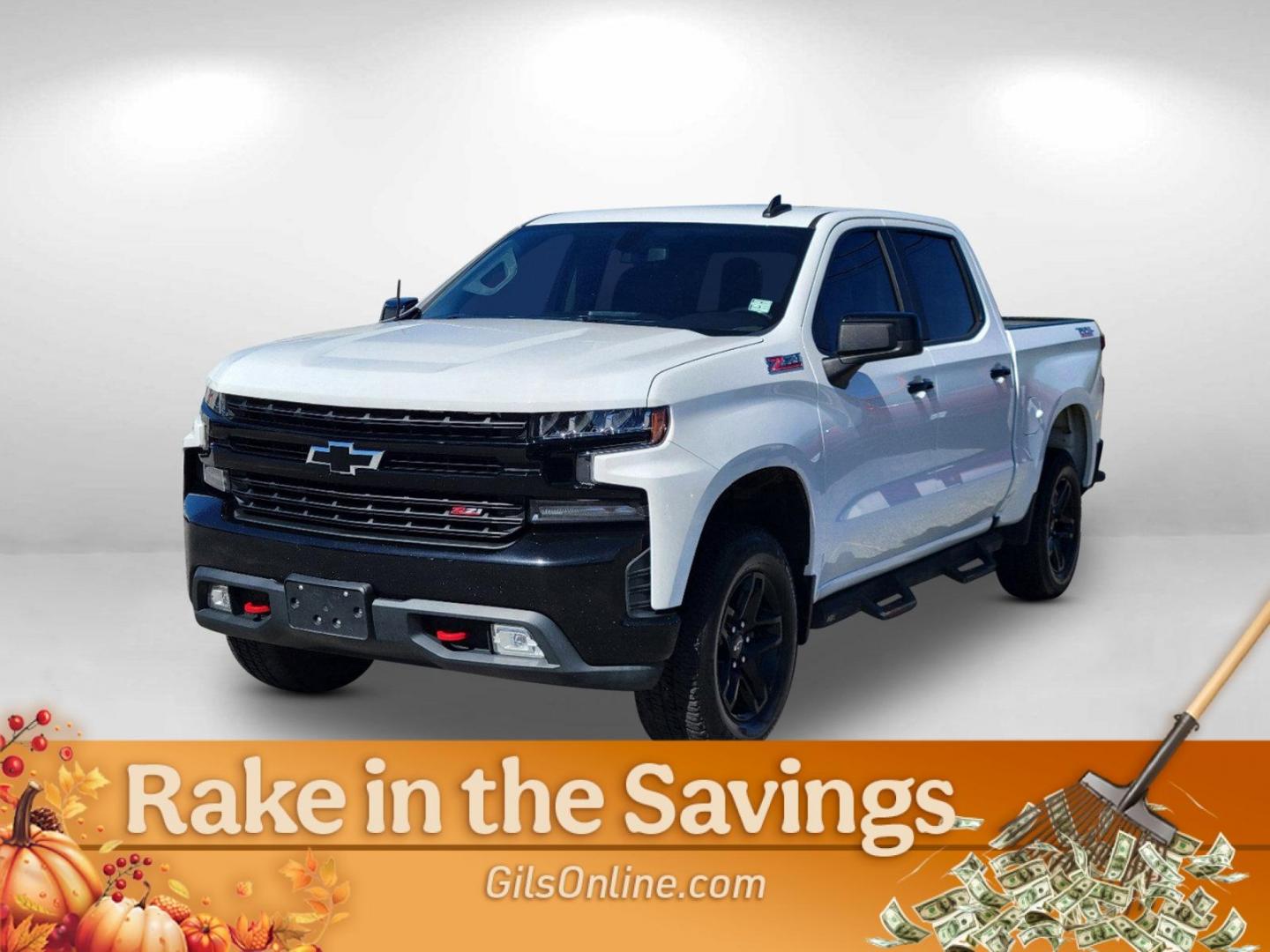 2020 Summit White /Jet Black Chevrolet Silverado 1500 LT Trail Boss (1GCPYFEDXLZ) with an Gas V8 5.3L/325 engine, 10-Speed Automatic transmission, located at 5115 14th Ave., Columbus, GA, 31904, (706) 323-0345, 32.511494, -84.971046 - 2020 Chevrolet Silverado 1500 LT Trail Boss - Photo#0