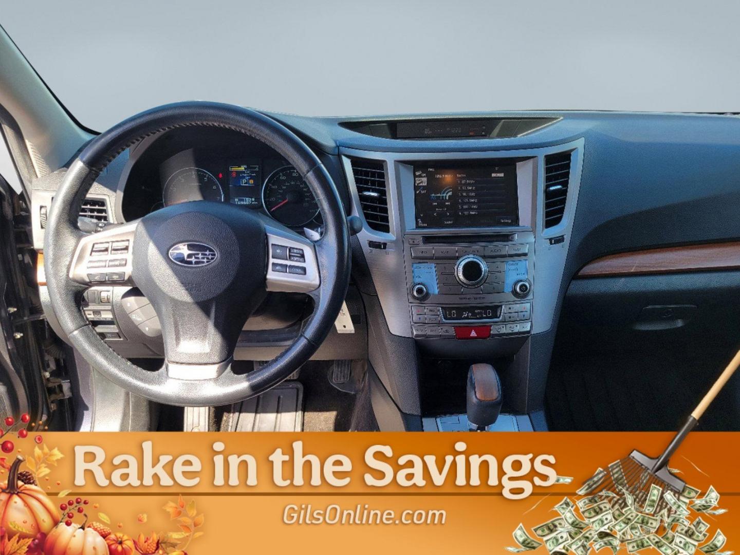 2013 Graphite Gray Metallic /Off-Black Subaru Outback 2.5i Limited (4S4BRCPC6D3) with an Gas Flat 4 2.5L/152 engine, CVT-Speed Continuously Variable Ratio transmission, located at 804 22nd Ave, Phenix City, AL, 36870, (334) 297-1860, 32.484749, -85.024475 - 2013 Subaru Outback 2.5i Limited - Photo#11