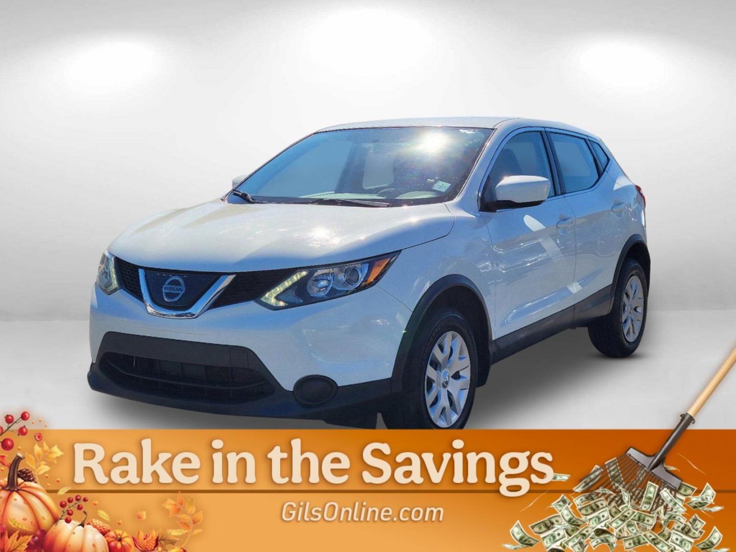 2019 Glacier White /Charcoal Nissan Rogue Sport S (JN1BJ1CP2KW) with an Regular Unleaded I-4 2.0 L/122 engine, 1-Speed CVT w/OD transmission, located at 7000 Northlake Connector, Columbus, GA, 31904, (706) 987-8085, 32.524975, -84.978134 - 2019 Nissan Rogue Sport S - Photo#0