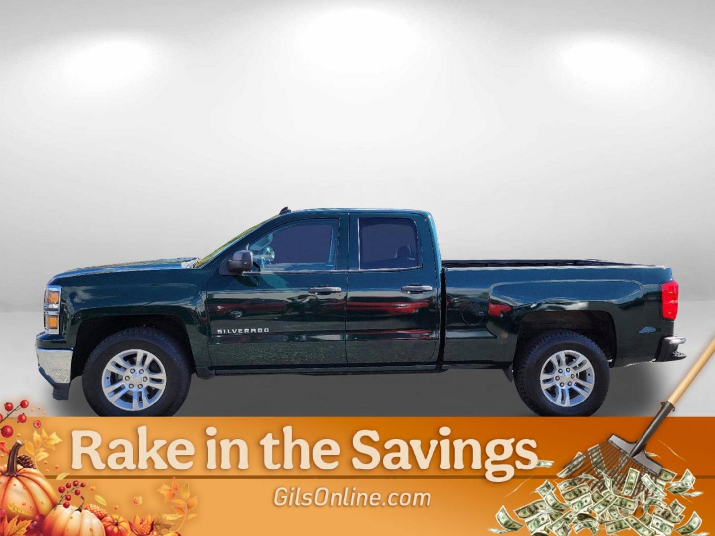 2014 Rainforest Green Metallic /Cocoa/Dune Chevrolet Silverado 1500 LT (1GCRCREH8EZ) with an Gas/Ethanol V6 4.3L/262 engine, 6-Speed Automatic transmission, located at 1430 Gateway Drive, Opelika, AL, 36801, (334) 239-0944, 32.637871, -85.409790 - 2014 Chevrolet Silverado 1500 LT - Photo#7