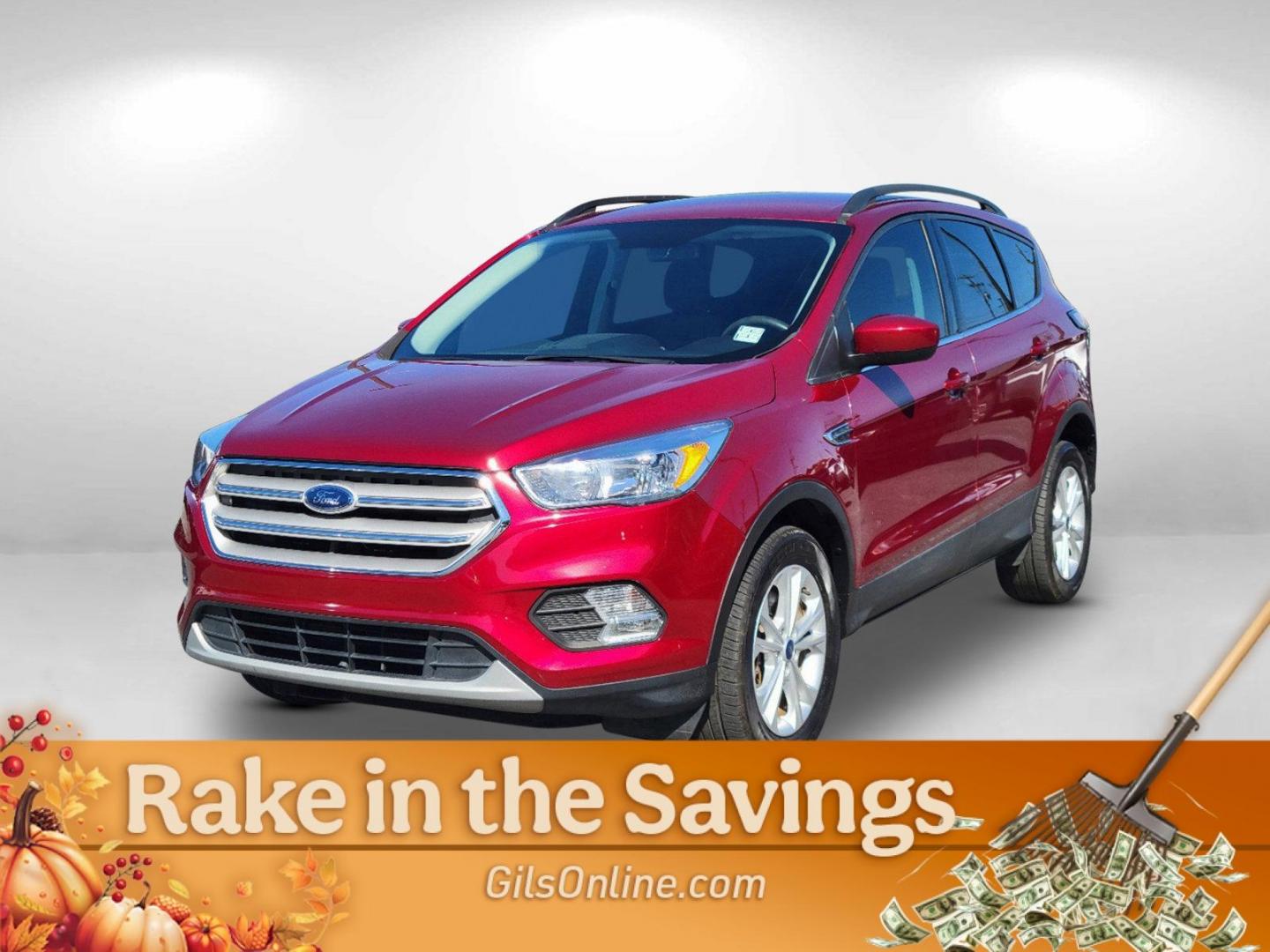 2018 Red Ford Escape SE (1FMCU9GD1JU) with an Intercooled Turbo Regular Unleaded I-4 1.5 L/91 engine, 6-Speed Automatic w/OD transmission, located at 7000 Northlake Connector, Columbus, GA, 31904, (706) 987-8085, 32.524975, -84.978134 - 2018 Ford Escape SE - Photo#1