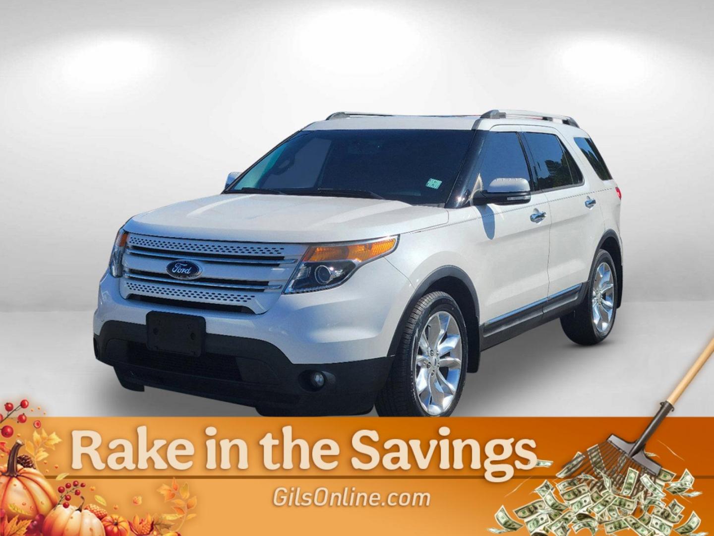 2013 White Ford Explorer Limited (1FM5K8F8XDG) with an Gas V6 3.5L/213 engine, 6-Speed Automatic w/manual shift transmission, located at 804 22nd Ave, Phenix City, AL, 36870, (334) 297-1860, 32.484749, -85.024475 - 2013 Ford Explorer Limited - Photo#0