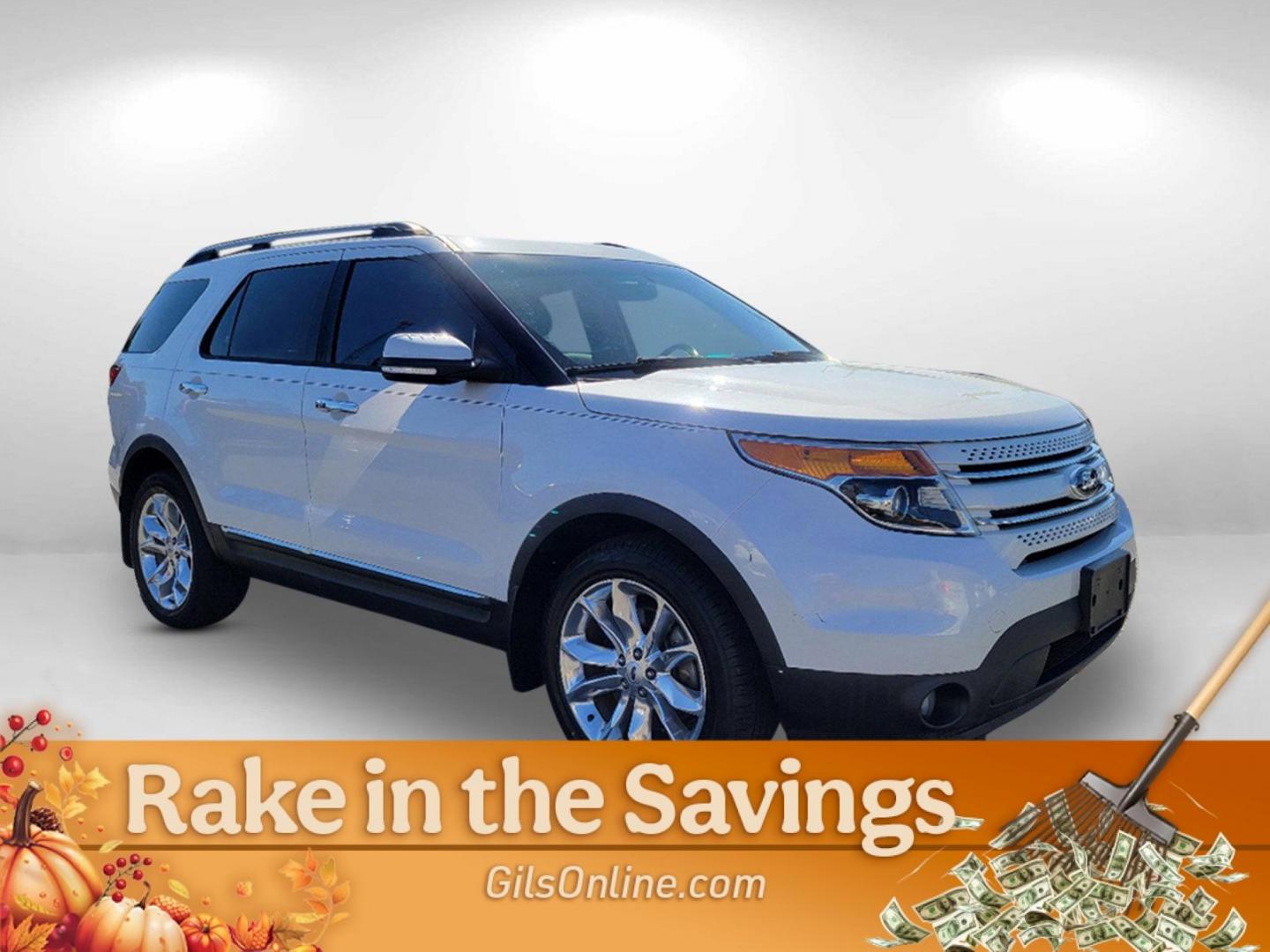 2013 White Ford Explorer Limited (1FM5K8F8XDG) with an Gas V6 3.5L/213 engine, 6-Speed Automatic w/manual shift transmission, located at 804 22nd Ave, Phenix City, AL, 36870, (334) 297-1860, 32.484749, -85.024475 - 2013 Ford Explorer Limited - Photo#5