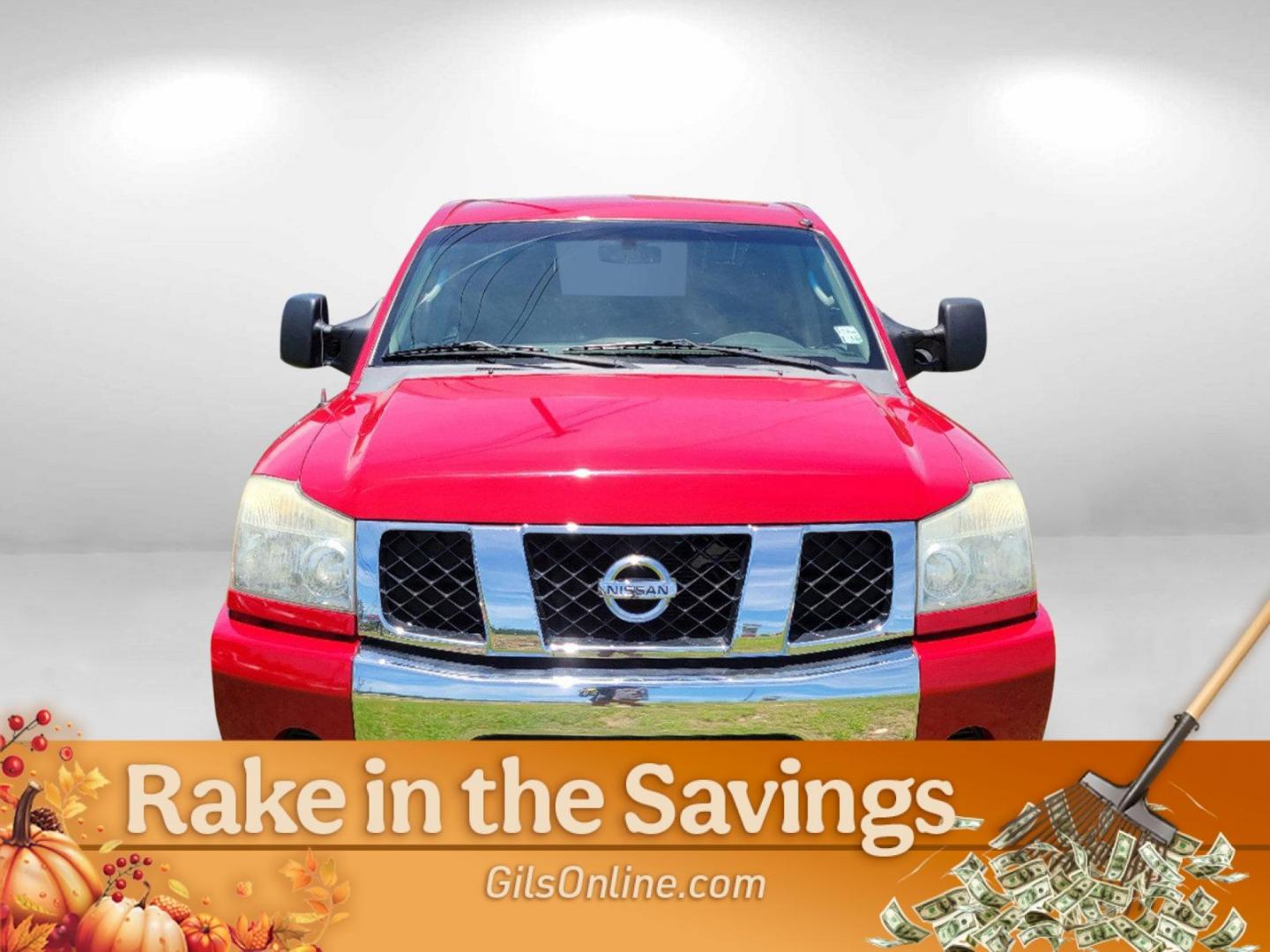 2006 Red Nissan Titan (1N6BA07BX6N) with an Gas/Ethanol V8 5.6L/339 engine, 5-Speed Automatic w/OD transmission, located at 5115 14th Ave., Columbus, GA, 31904, (706) 323-0345, 32.511494, -84.971046 - 2006 Nissan Titan - Photo#1