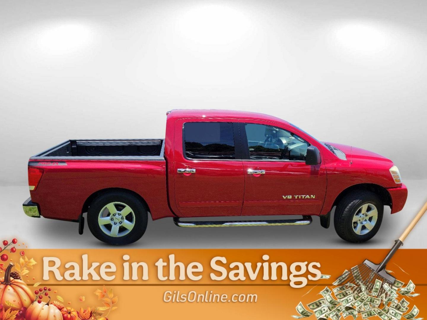 2006 Red Nissan Titan (1N6BA07BX6N) with an Gas/Ethanol V8 5.6L/339 engine, 5-Speed Automatic w/OD transmission, located at 5115 14th Ave., Columbus, GA, 31904, (706) 323-0345, 32.511494, -84.971046 - 2006 Nissan Titan - Photo#3