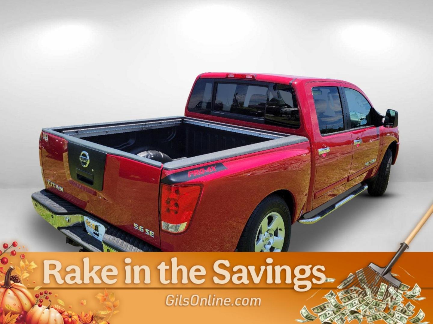 2006 Red Nissan Titan (1N6BA07BX6N) with an Gas/Ethanol V8 5.6L/339 engine, 5-Speed Automatic w/OD transmission, located at 5115 14th Ave., Columbus, GA, 31904, (706) 323-0345, 32.511494, -84.971046 - 2006 Nissan Titan - Photo#4