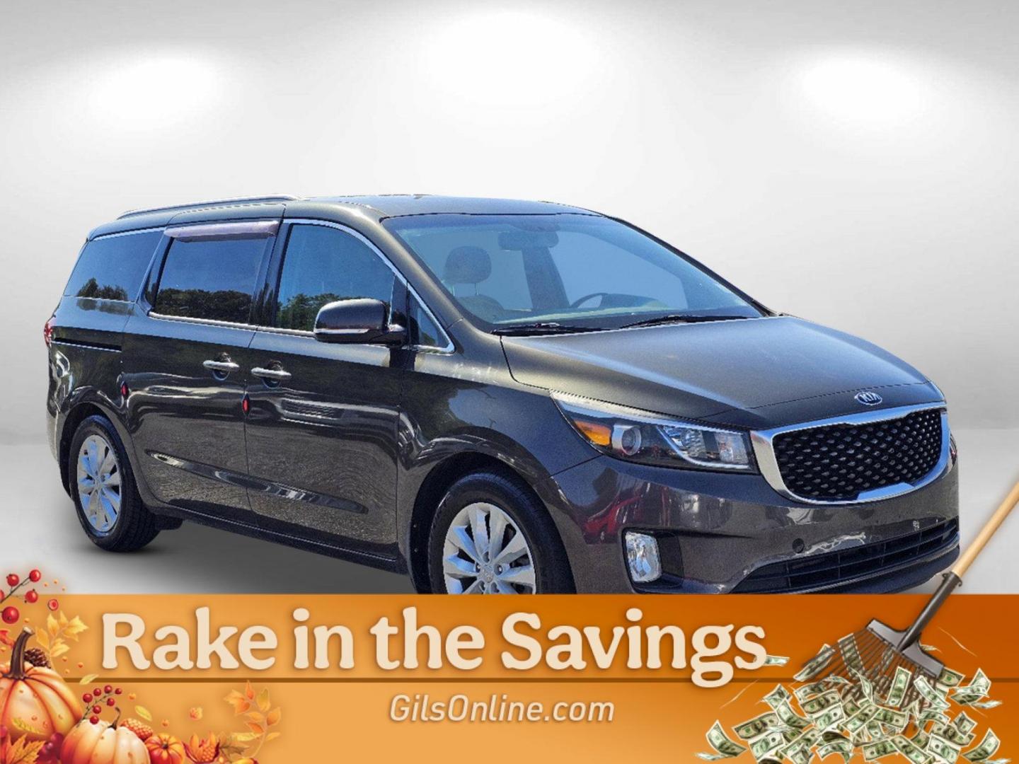 2016 Titanium Bronze Pearl Metallic /Gray Kia Sedona EX (KNDMC5C10G6) with an 3.3L V6 DOHC 24V engine, 6-Speed Automatic transmission, located at 5115 14th Ave., Columbus, GA, 31904, (706) 323-0345, 32.511494, -84.971046 - 2016 Kia Sedona EX - Photo#2