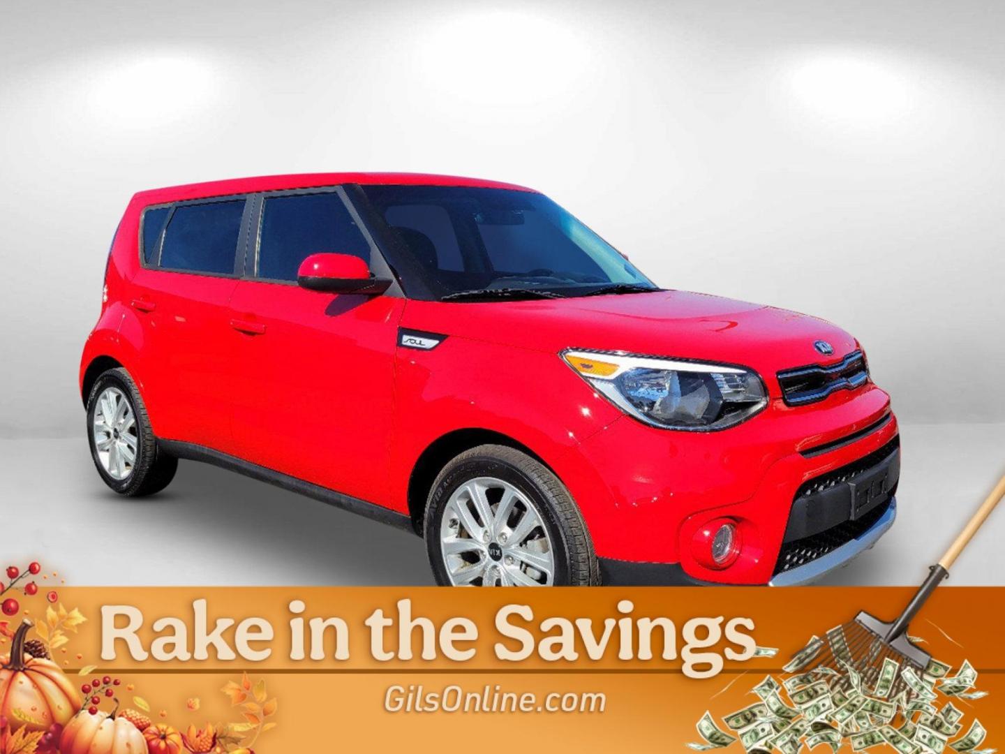 2017 Inferno Red /Black Kia Soul + (KNDJP3A53H7) with an Regular Unleaded I-4 2.0 L/122 engine, 6-Speed Automatic w/OD transmission, located at 1430 Gateway Drive, Opelika, AL, 36801, (334) 239-0944, 32.637871, -85.409790 - 2017 Kia Soul + - Photo#2