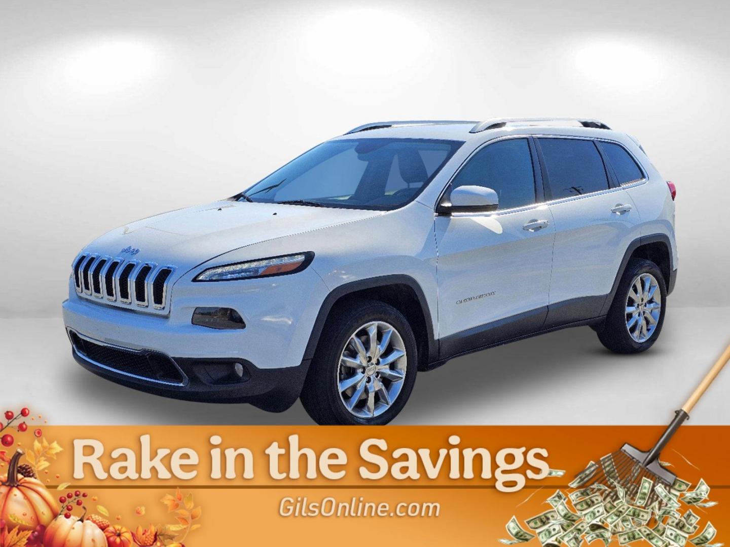 2016 Bright White Clearcoat /Black Jeep Cherokee Limited (1C4PJLDB5GW) with an Regular Unleaded I-4 2.4 L/144 engine, 9-Speed Automatic w/OD transmission, located at 5115 14th Ave., Columbus, GA, 31904, (706) 323-0345, 32.511494, -84.971046 - 2016 Jeep Cherokee Limited - Photo#0