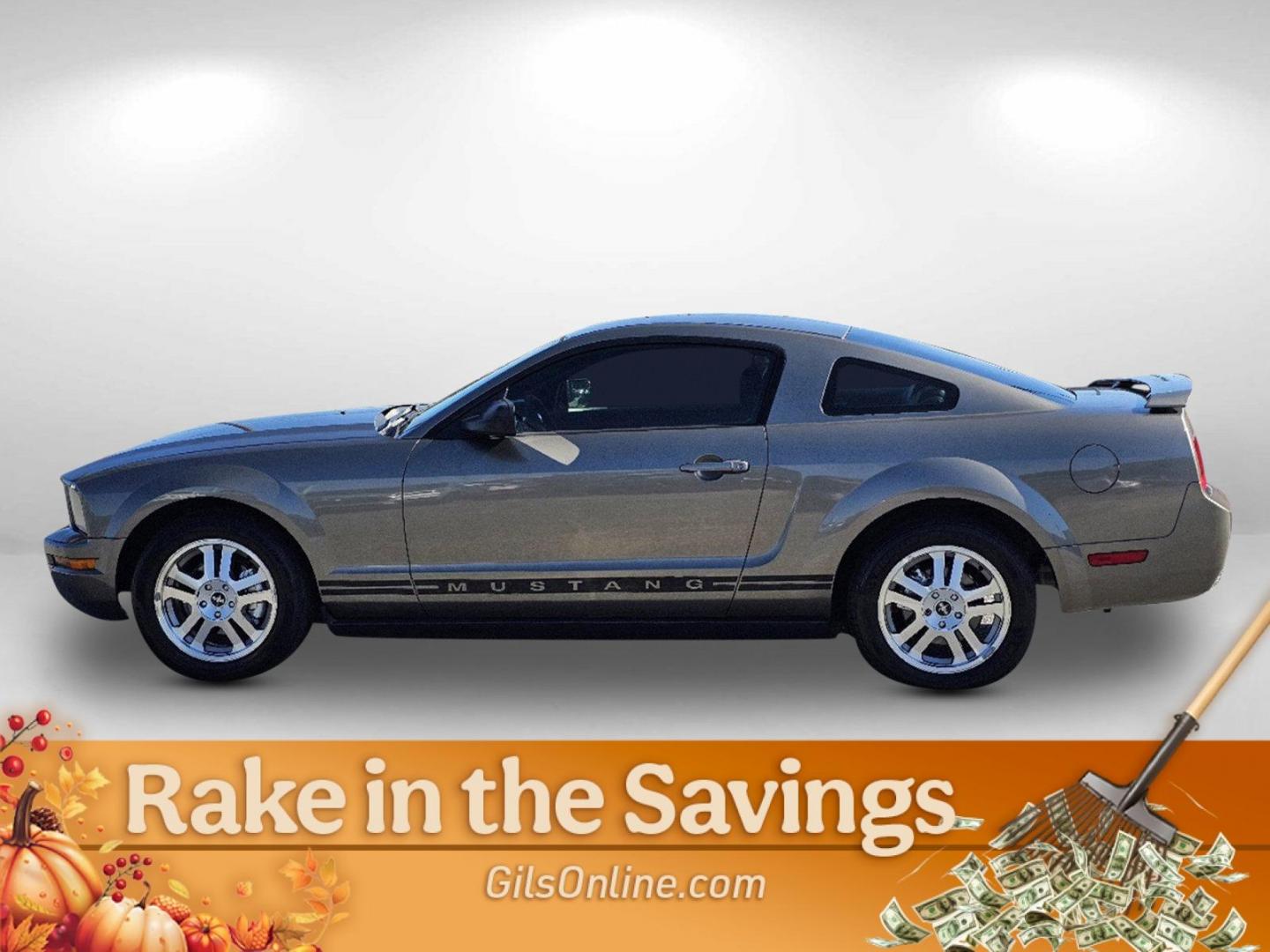 2005 Mineral Grey Metallic /Dark Charcoal Ford Mustang Premium (1ZVFT80N355) with an Gas V6 4.0L/244 engine, located at 804 22nd Ave, Phenix City, AL, 36870, (334) 297-1860, 32.484749, -85.024475 - 2005 Ford Mustang Premium - Photo#7