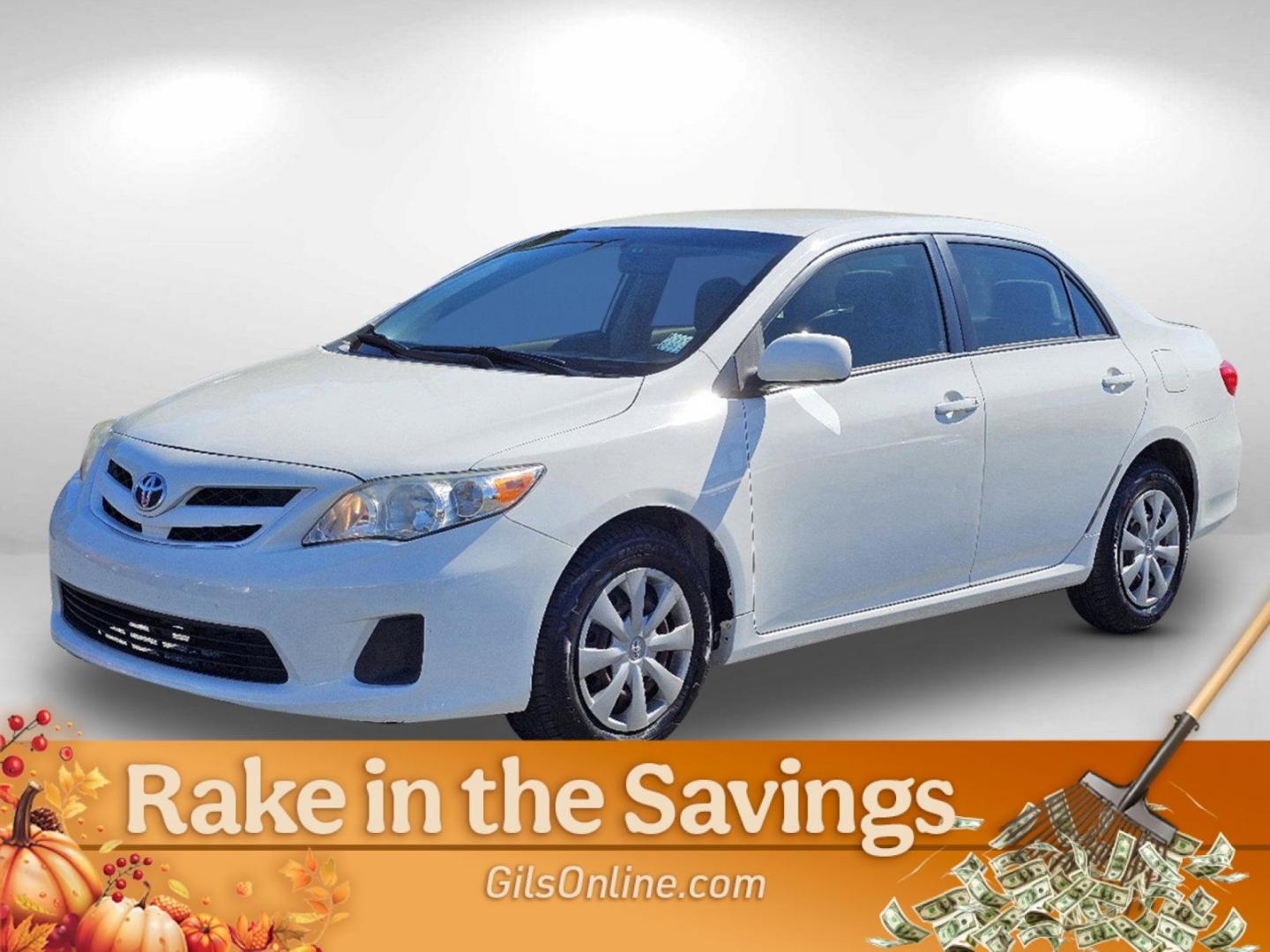 2011 Super White /Ash Toyota Corolla LE (JTDBU4EE2BJ) with an Gas I4 1.8L/110 engine, 4-Speed Automatic w/OD transmission, located at 1430 Gateway Drive, Opelika, AL, 36801, (334) 239-0944, 32.637871, -85.409790 - 2011 Toyota Corolla LE - Photo#0