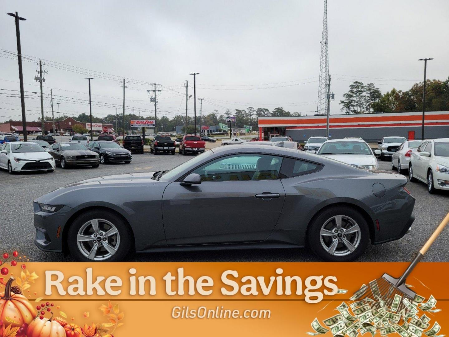 2024 Gray Ford Mustang EcoBoost (1FA6P8TH3R5) with an Intercooled Turbo Premium Unleaded I-4 2.3 L/140 engine, 10-Speed Automatic w/OD transmission, located at 3959 U.S. 80 W, Phenix City, AL, 36870, (334) 297-4885, 32.469296, -85.135185 - 2024 Ford Mustang EcoBoost - Photo#21