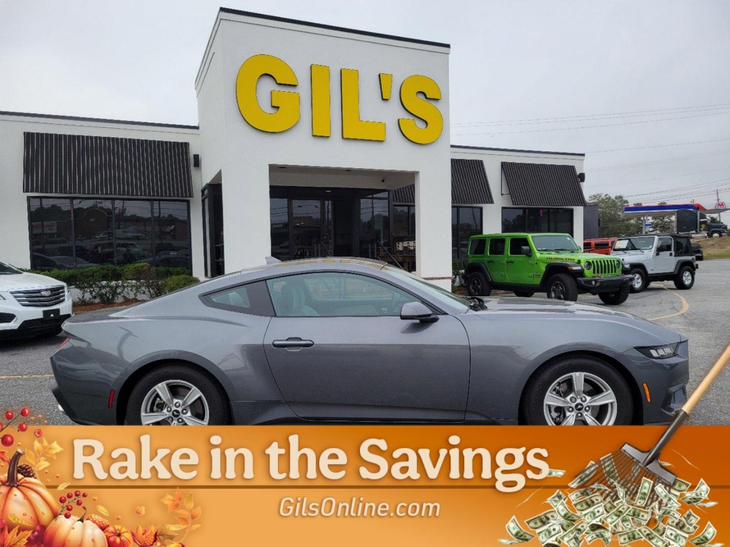 2024 Gray Ford Mustang EcoBoost (1FA6P8TH3R5) with an Intercooled Turbo Premium Unleaded I-4 2.3 L/140 engine, 10-Speed Automatic w/OD transmission, located at 3959 U.S. 80 W, Phenix City, AL, 36870, (334) 297-4885, 32.469296, -85.135185 - 2024 Ford Mustang EcoBoost - Photo#10