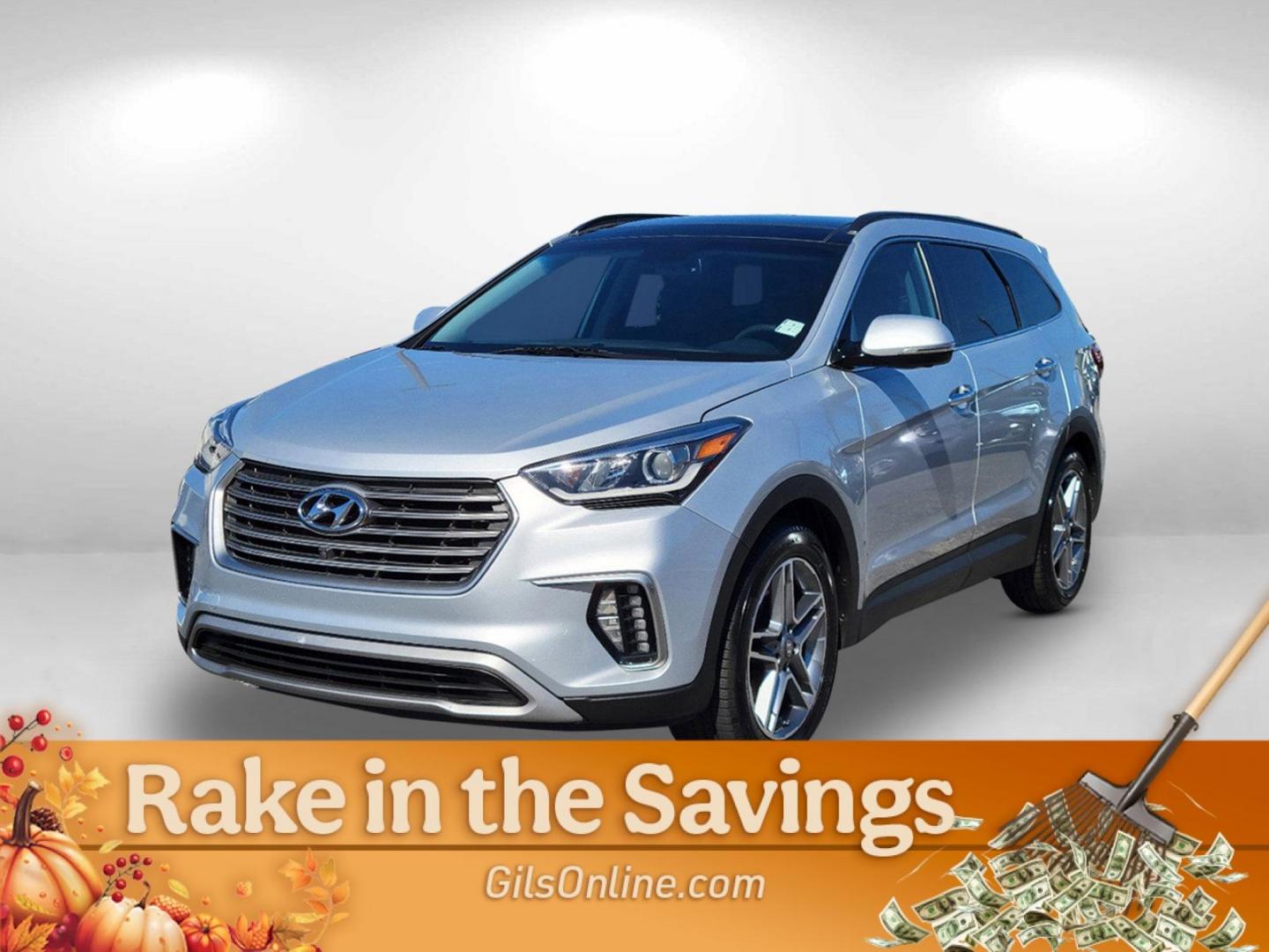 2017 Circuit Silver /Gray Hyundai Santa Fe SE Ultimate (KM8SR4HF8HU) with an Regular Unleaded V-6 3.3 L/204 engine, 6-Speed Automatic w/OD transmission, located at 7000 Northlake Connector, Columbus, GA, 31904, (706) 987-8085, 32.524975, -84.978134 - 2017 Hyundai Santa Fe SE Ultimate - Photo#0