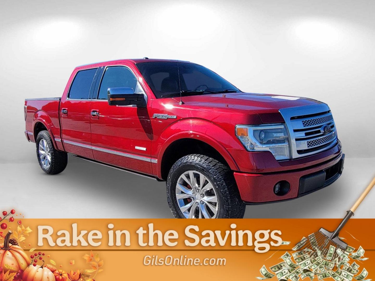 2014 Red Ford F-150 Platinum (1FTFW1CT2EF) with an Twin Turbo Regular Unleaded V-6 3.5 L/213 engine, 6-Speed Automatic w/OD transmission, located at 3959 U.S. 80 W, Phenix City, AL, 36870, (334) 297-4885, 32.469296, -85.135185 - 2014 Ford F-150 Platinum - Photo#4