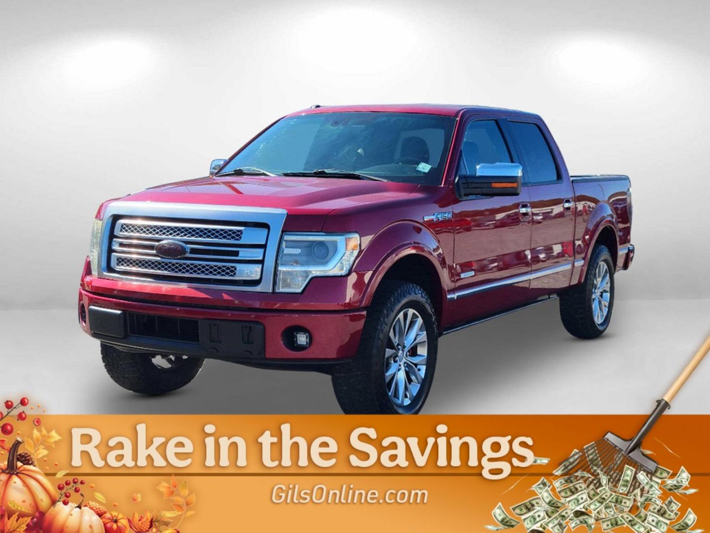 2014 Red Ford F-150 Platinum (1FTFW1CT2EF) with an Twin Turbo Regular Unleaded V-6 3.5 L/213 engine, 6-Speed Automatic w/OD transmission, located at 3959 U.S. 80 W, Phenix City, AL, 36870, (334) 297-4885, 32.469296, -85.135185 - 2014 Ford F-150 Platinum - Photo#0