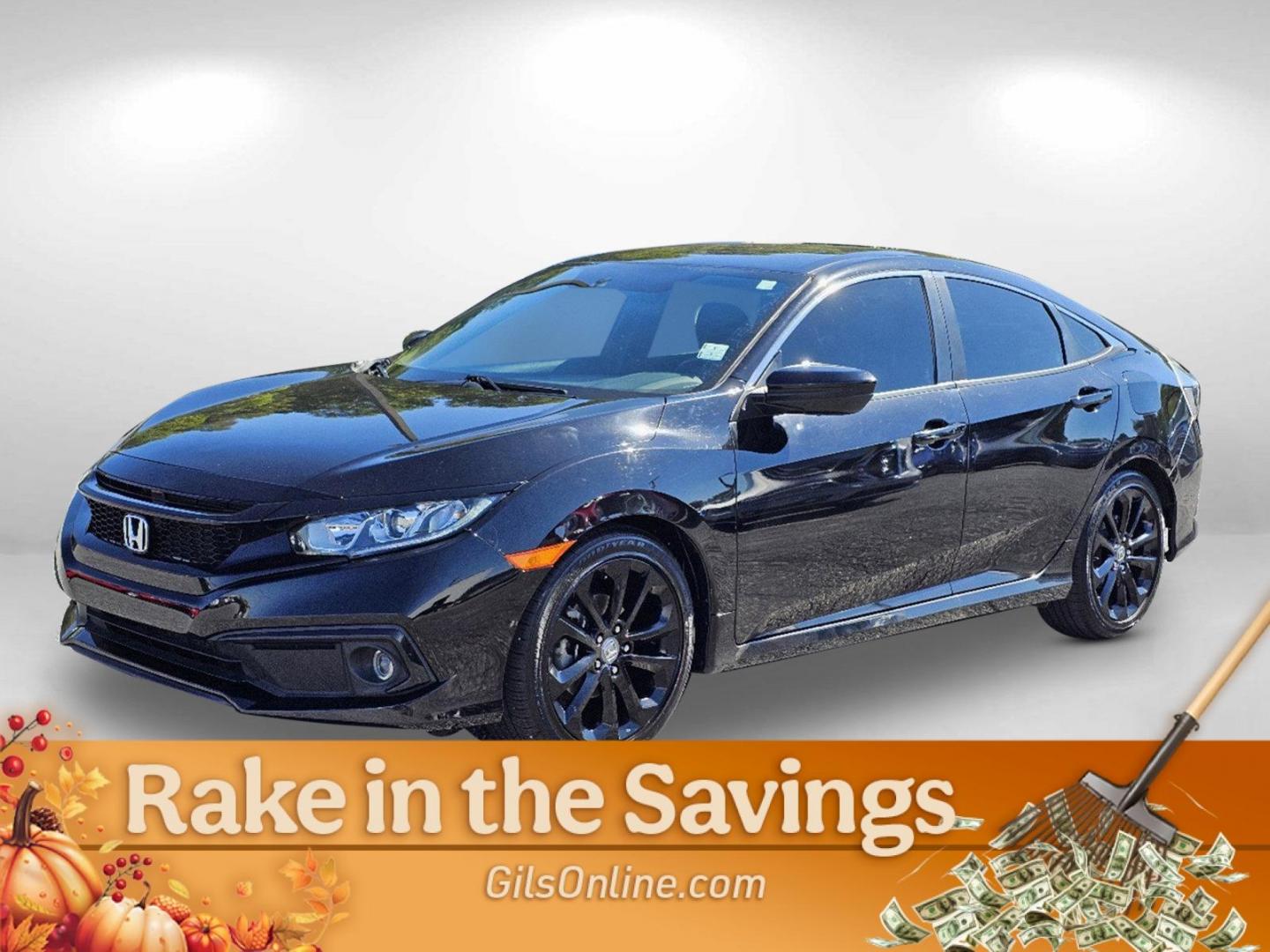 2020 Crystal Black Pearl /Black Honda Civic Sedan Sport (2HGFC2E88LH) with an Regular Unleaded I-4 2.0 L/122 engine, 6-Speed Manual w/OD transmission, located at 804 22nd Ave, Phenix City, AL, 36870, (334) 297-1860, 32.484749, -85.024475 - 2020 Honda Civic Sedan Sport - Photo#0