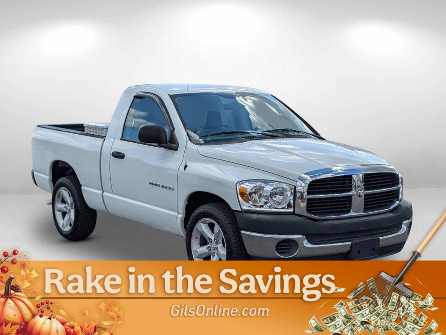 2006 White Dodge Ram 1500 ST (1D7HA16K46J) with an Gas V6 3.7L/226 engine, located at 521 Old Farm Lane Rd, Prattville, AL, 36066, (334) 325-1505, 32.482460, -86.416367 - 2006 Dodge Ram 1500 ST - Photo#2