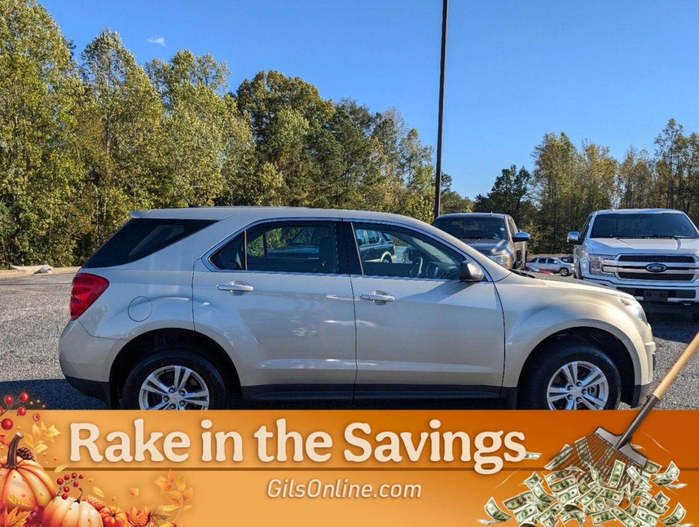 2013 Champagne Silver Metallic /Jet Black Chevrolet Equinox LS (2GNALBEK0D6) with an Gas/Ethanol I4 2.4/145 engine, 6-Speed Automatic transmission, located at 3959 U.S. 80 W, Phenix City, AL, 36870, (334) 297-4885, 32.469296, -85.135185 - 2013 Chevrolet Equinox LS - Photo#7