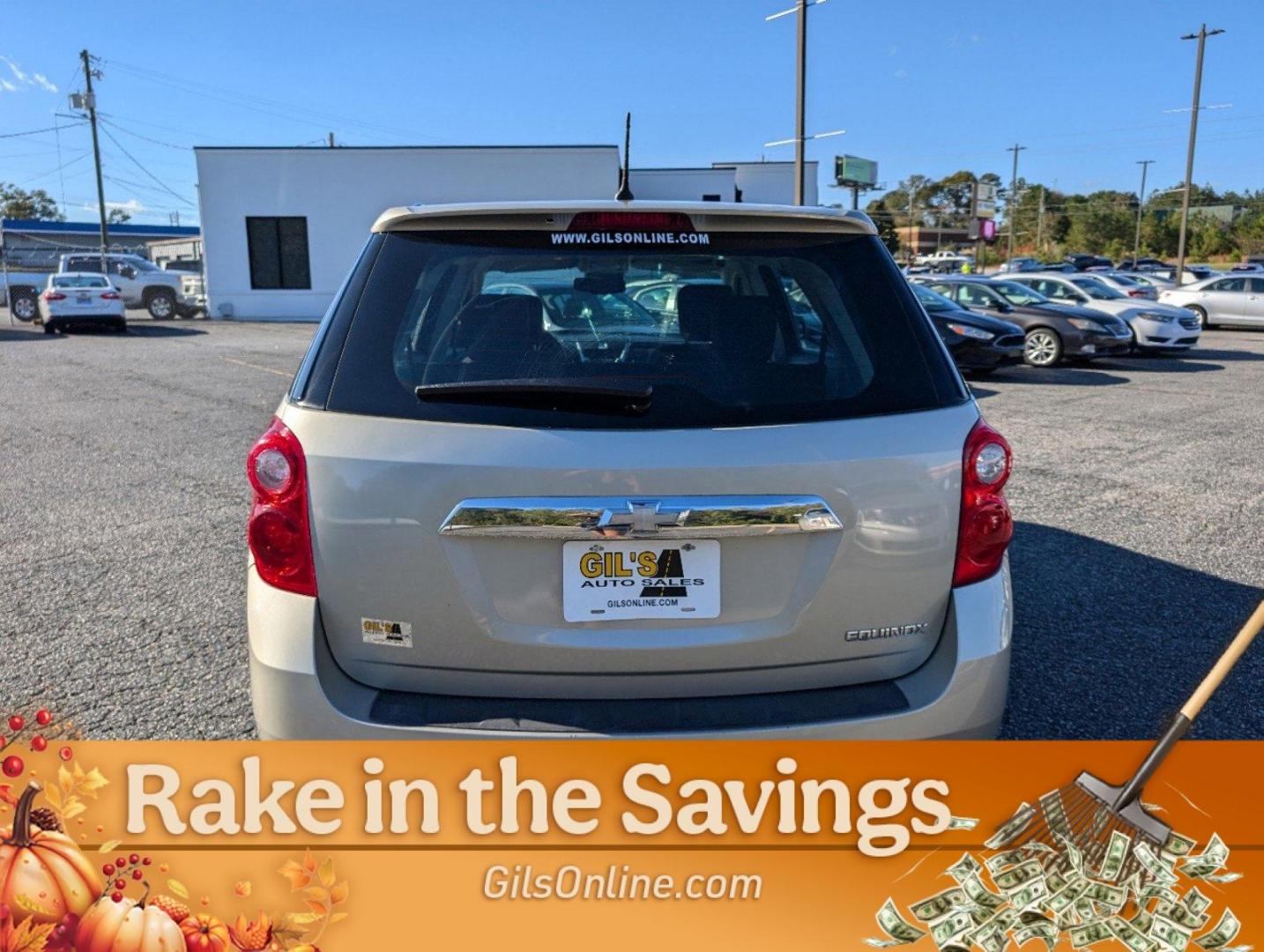 2013 Champagne Silver Metallic /Jet Black Chevrolet Equinox LS (2GNALBEK0D6) with an Gas/Ethanol I4 2.4/145 engine, 6-Speed Automatic transmission, located at 3959 U.S. 80 W, Phenix City, AL, 36870, (334) 297-4885, 32.469296, -85.135185 - 2013 Chevrolet Equinox LS - Photo#10