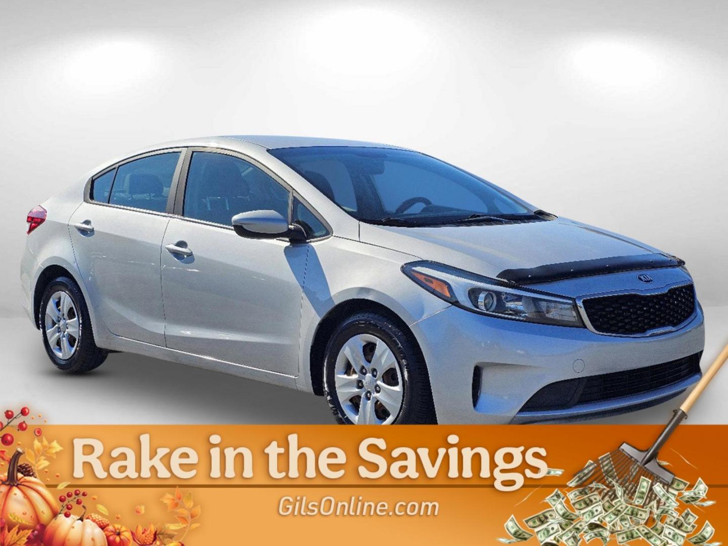 2017 Silky Silver /Black Kia Forte LX (3KPFL4A73HE) with an Regular Unleaded I-4 2.0 L/122 engine, 6-Speed Automatic w/OD transmission, located at 3959 U.S. 80 W, Phenix City, AL, 36870, (334) 297-4885, 32.469296, -85.135185 - 2017 Kia Forte LX - Photo#4