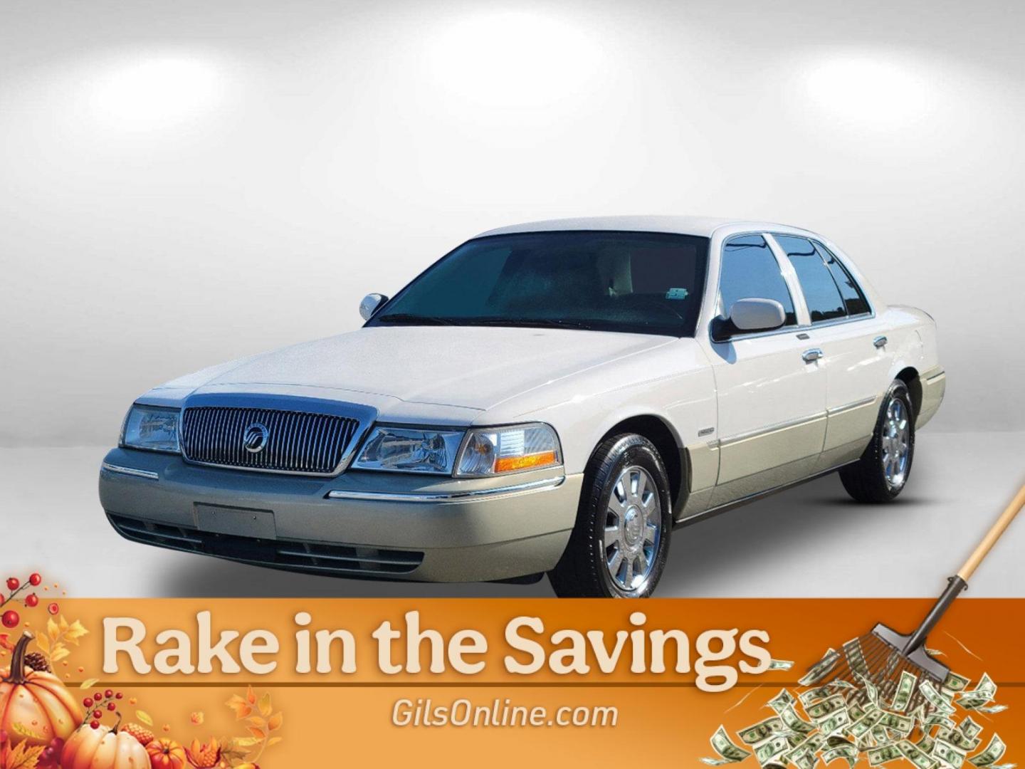 2005 White Mercury Grand Marquis LS Premium (2MEHM75W35X) with an Gas V8 4.6L/281 engine, 4-Speed Automatic w/OD transmission, located at 3959 U.S. 80 W, Phenix City, AL, 36870, (334) 297-4885, 32.469296, -85.135185 - 2005 Mercury Grand Marquis LS Premium - Photo#1