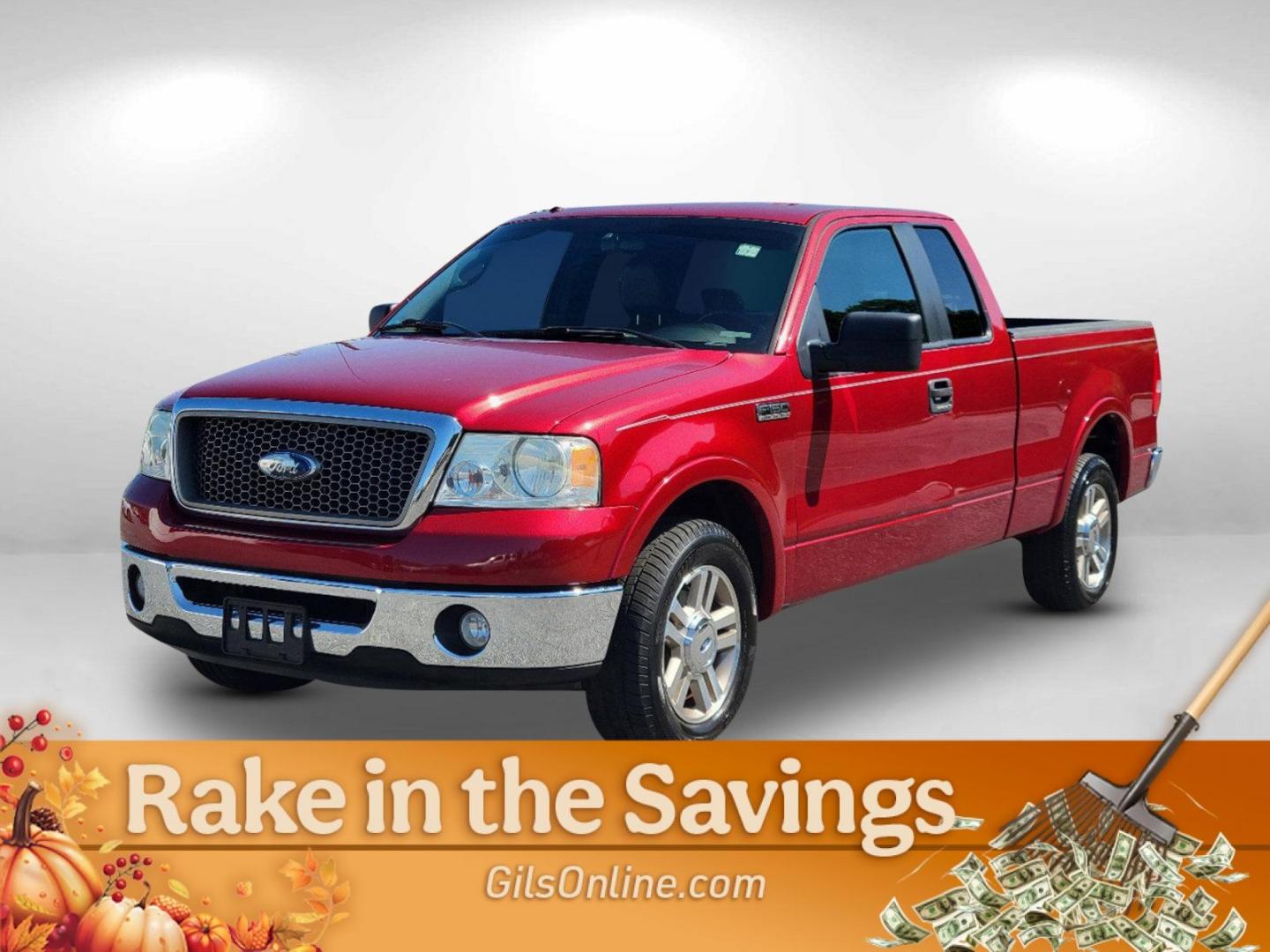 2008 Red Ford F-150 Lariat (1FTPX12V68F) with an Gas/Ethanol V8 5.4L/330 engine, 4-Speed Automatic w/OD transmission, located at 521 Old Farm Lane Rd, Prattville, AL, 36066, (334) 325-1505, 32.482460, -86.416367 - 2008 Ford F-150 Lariat - Photo#0